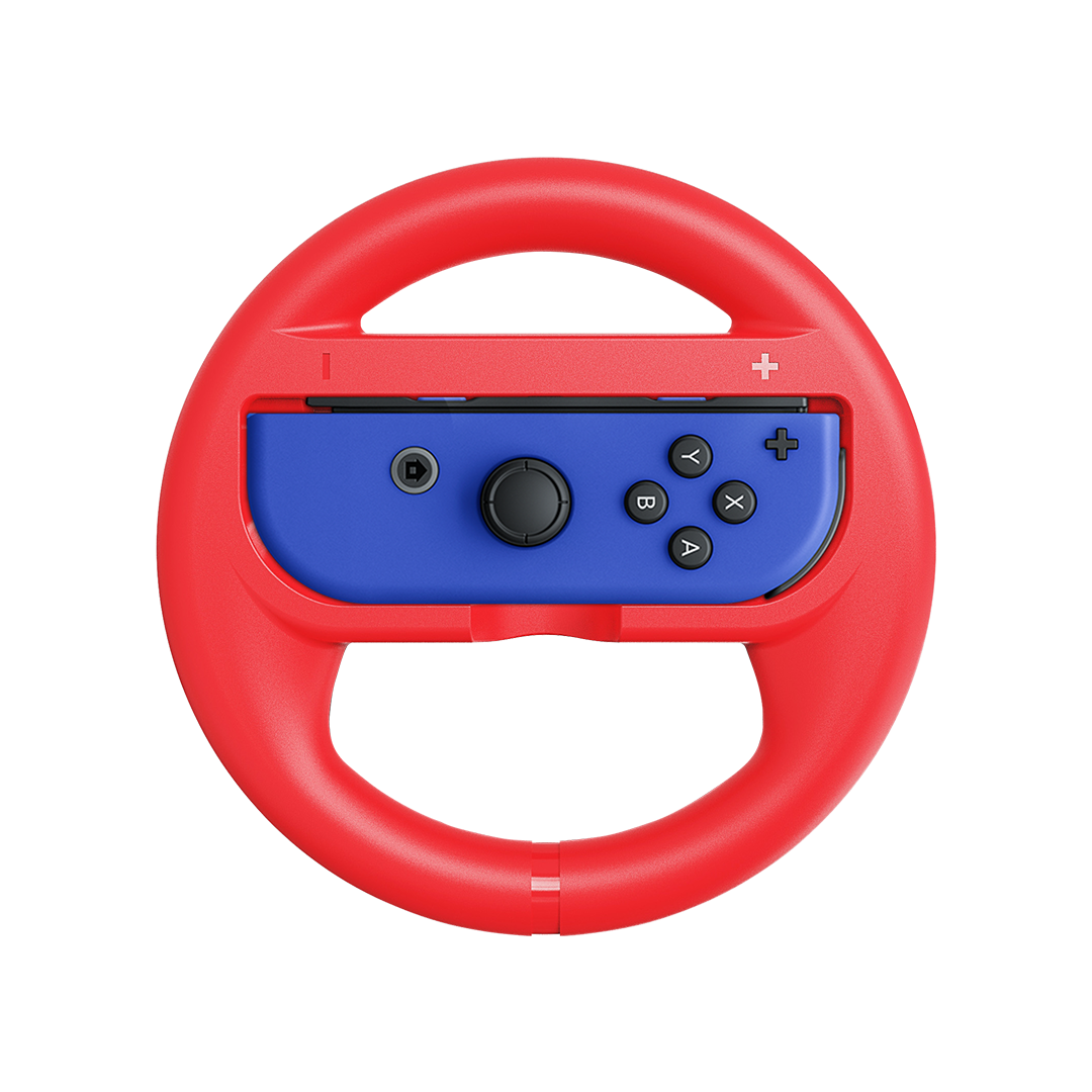 Mini Steering Wheel for Joy-Con, perfect for Mario Kart on Nintendo Switch