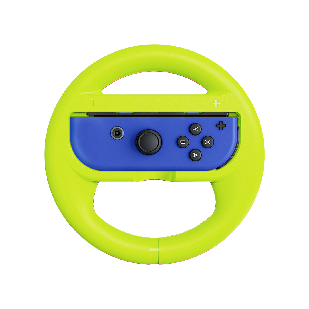 Mini Steering Wheel for Joy-Con provides an immersive experience in Nintendo Switch games