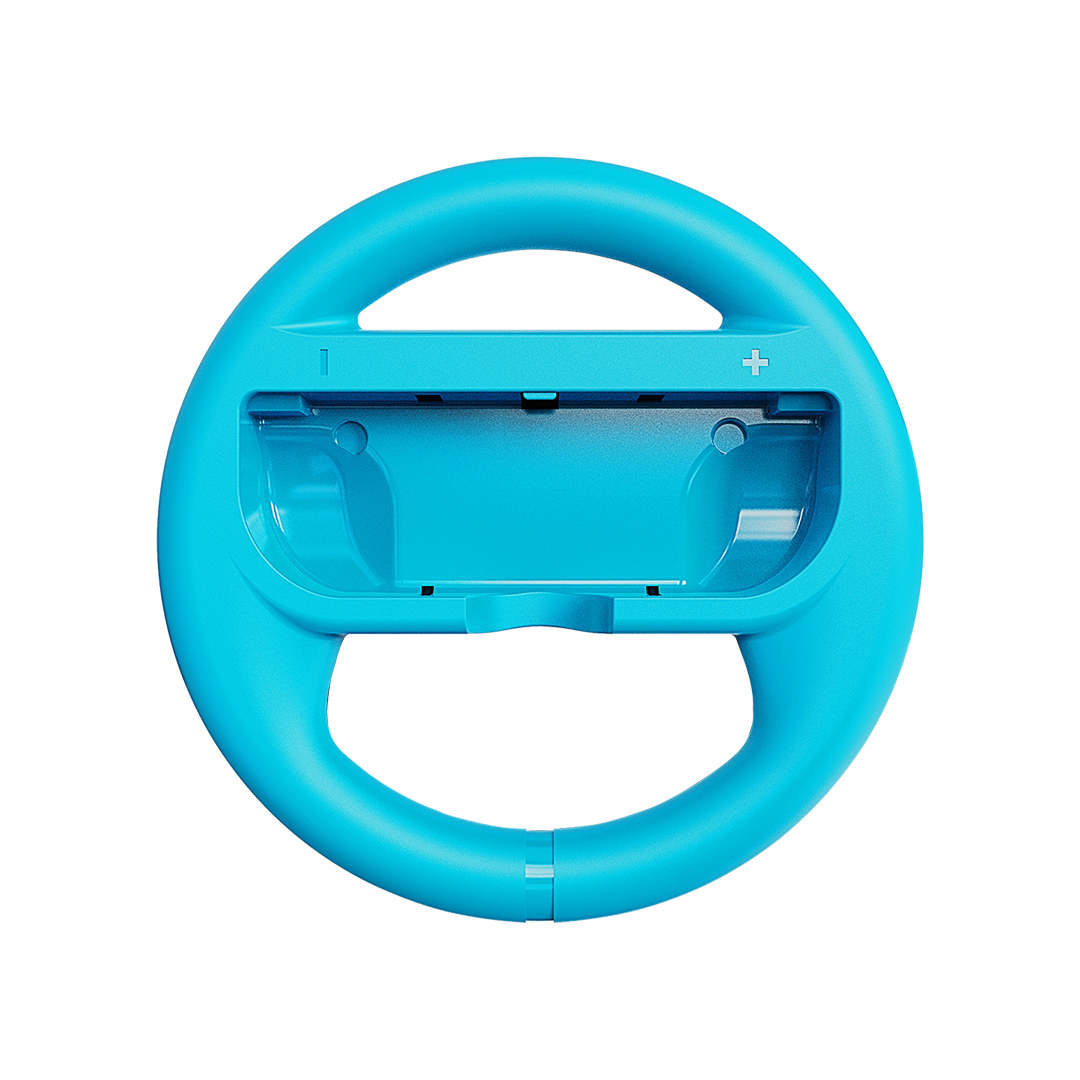 Kid-friendly Mini Steering Wheel for Joy-Con.