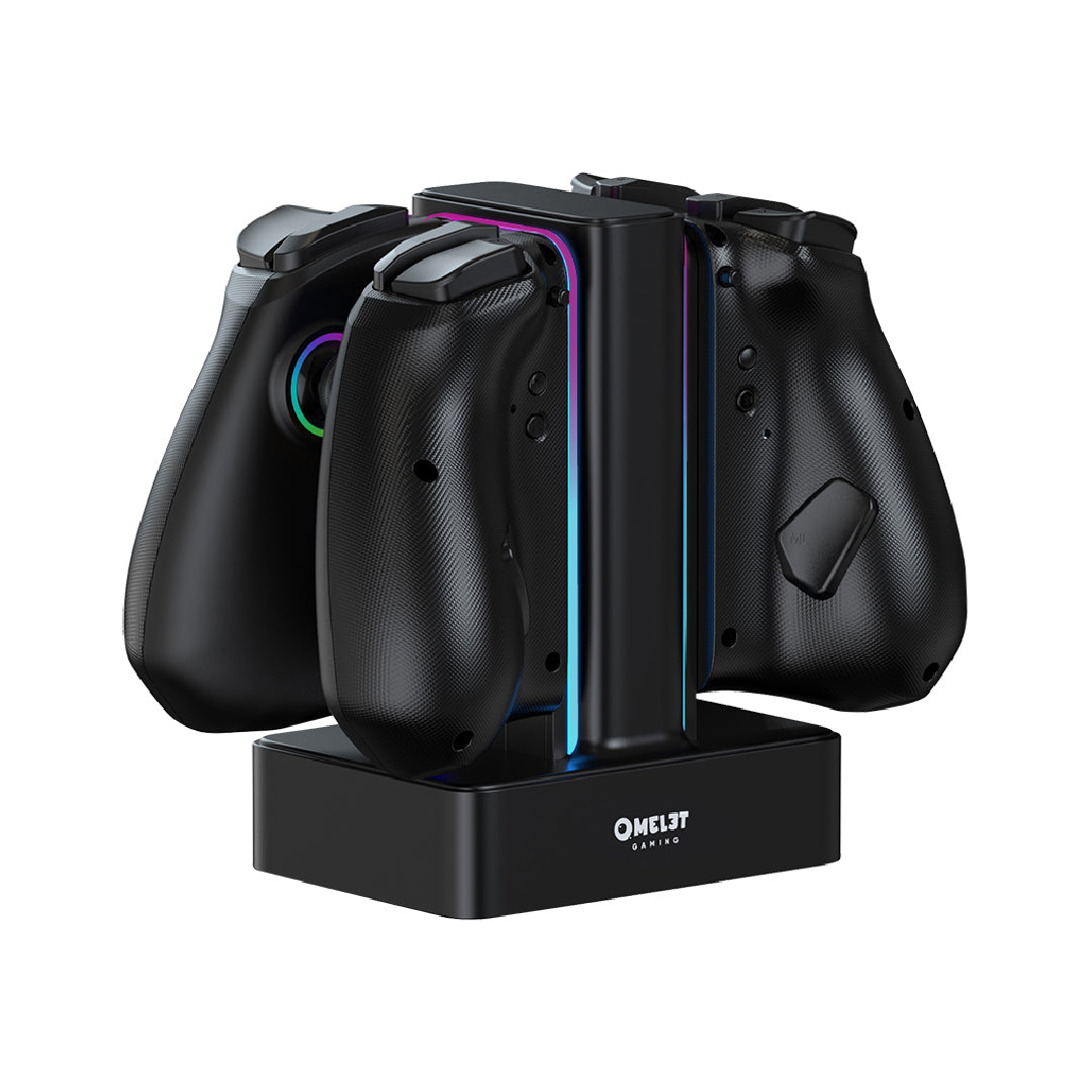 Charging dock with four ports for charging for Nintendo Switch Joy Con