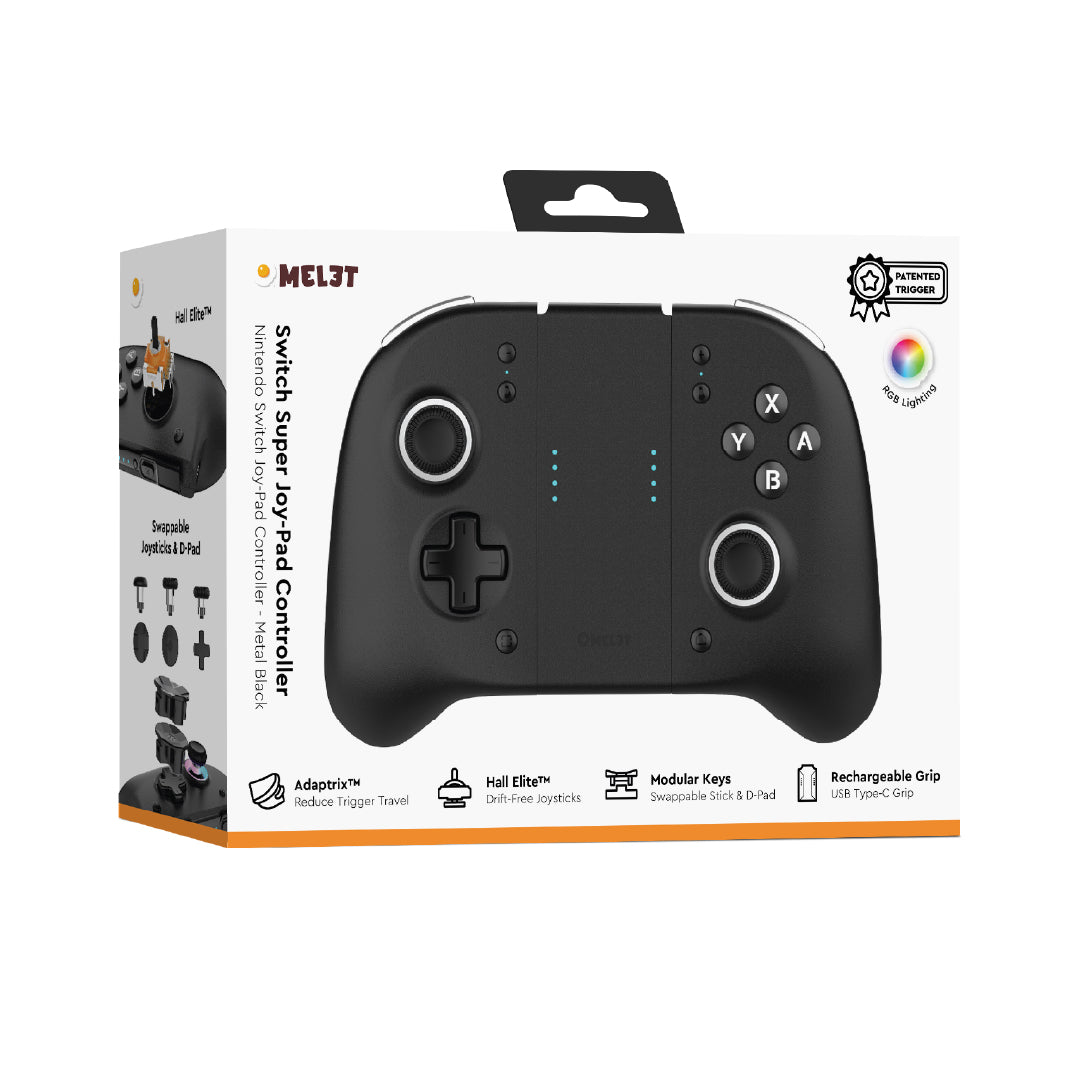 Super Joy-Pad Controller - Metal Black