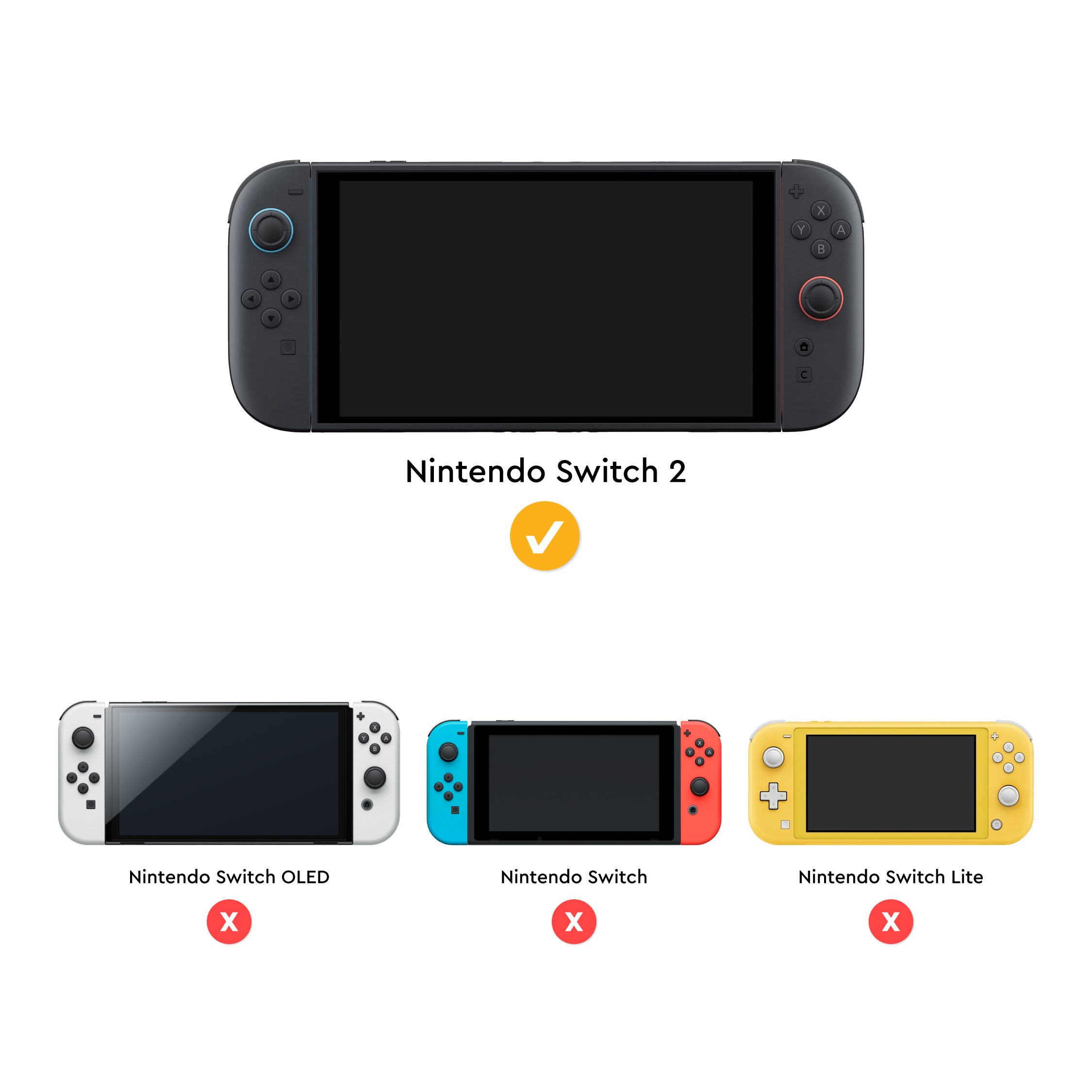 Crystal HD Screen Protector - Anti-Blue Light for Switch 2