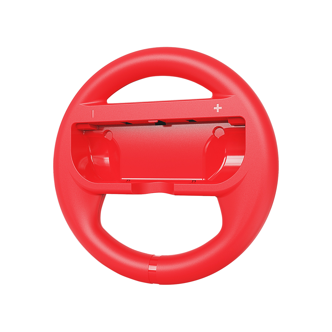 Mini Steering Wheel for Joy-Con, ideal for kids to play Nintendo Switch games.
