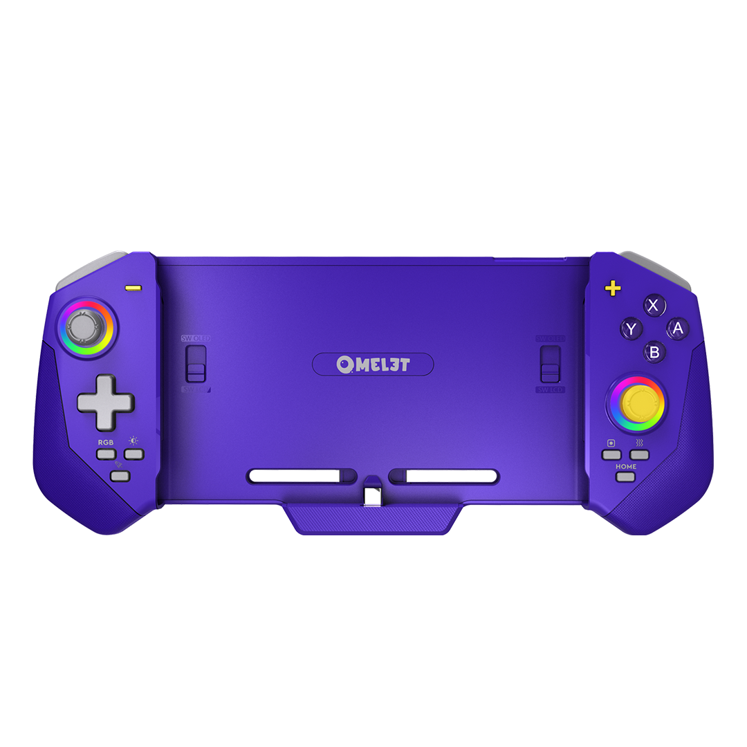 Classic retro design Nintendo Switch OLED handheld with zero-drift Hall-Effect controls for precise gameplay