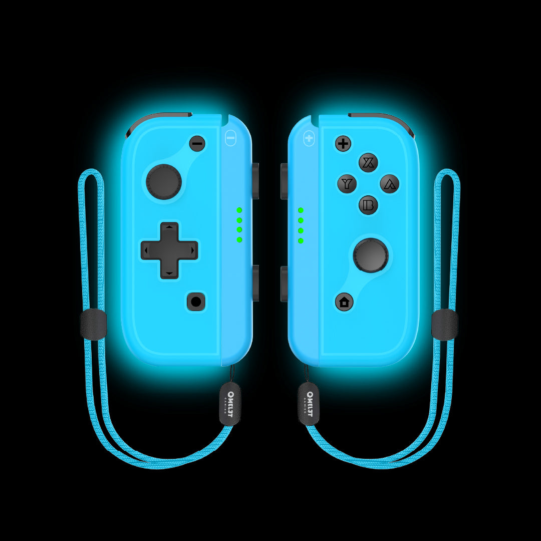 Affordable glow-in-the-dark Joy-Con designed for drift-free gaming with Hall Effect technology