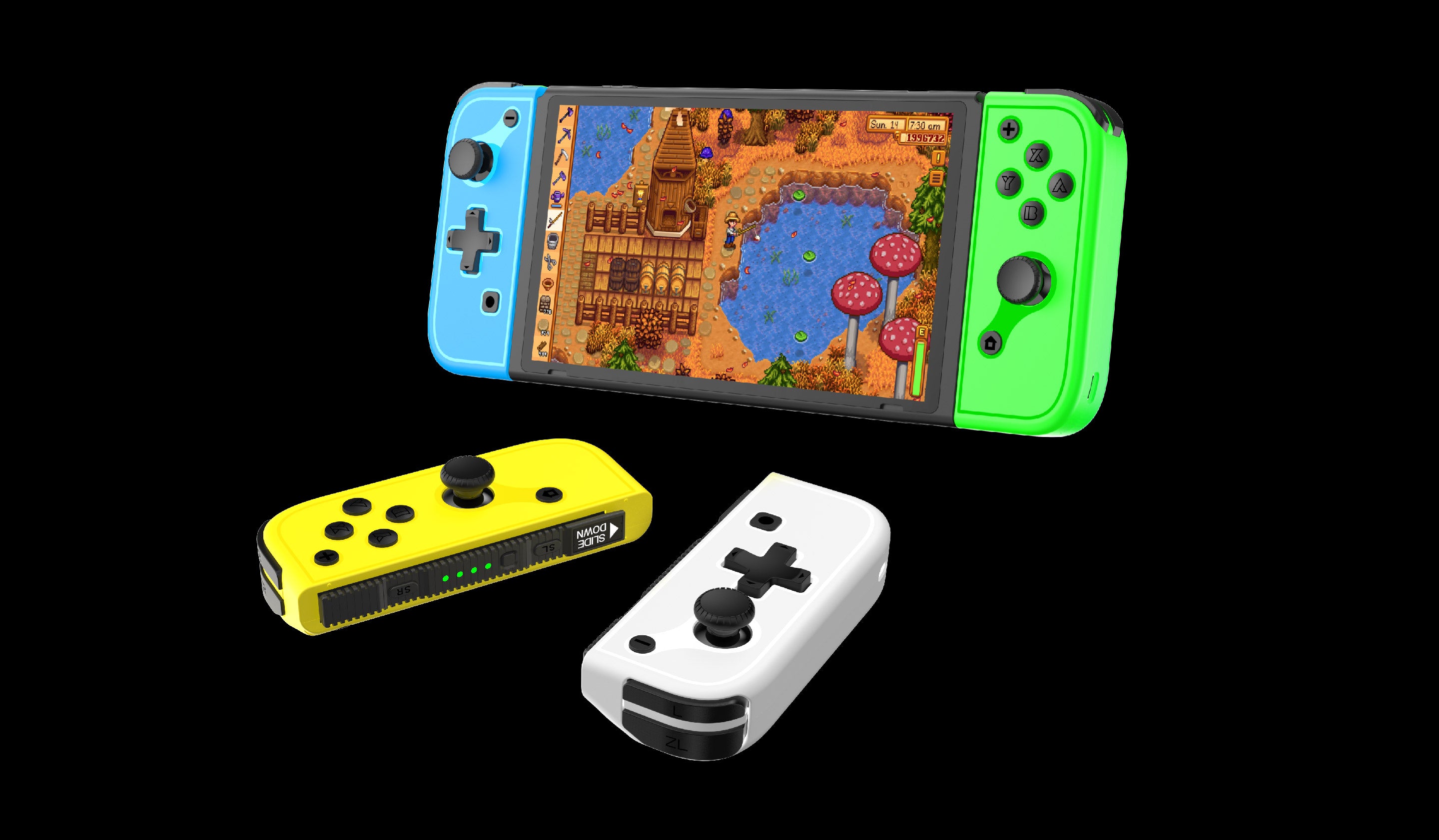 Omelet Mini Glow In the dark Joy-Pad Controller for switch & switch oled